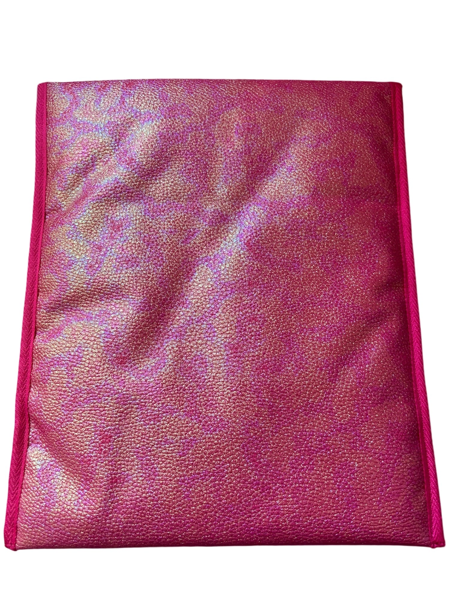 Porta iPad/tablet acolchado rosado tornasol