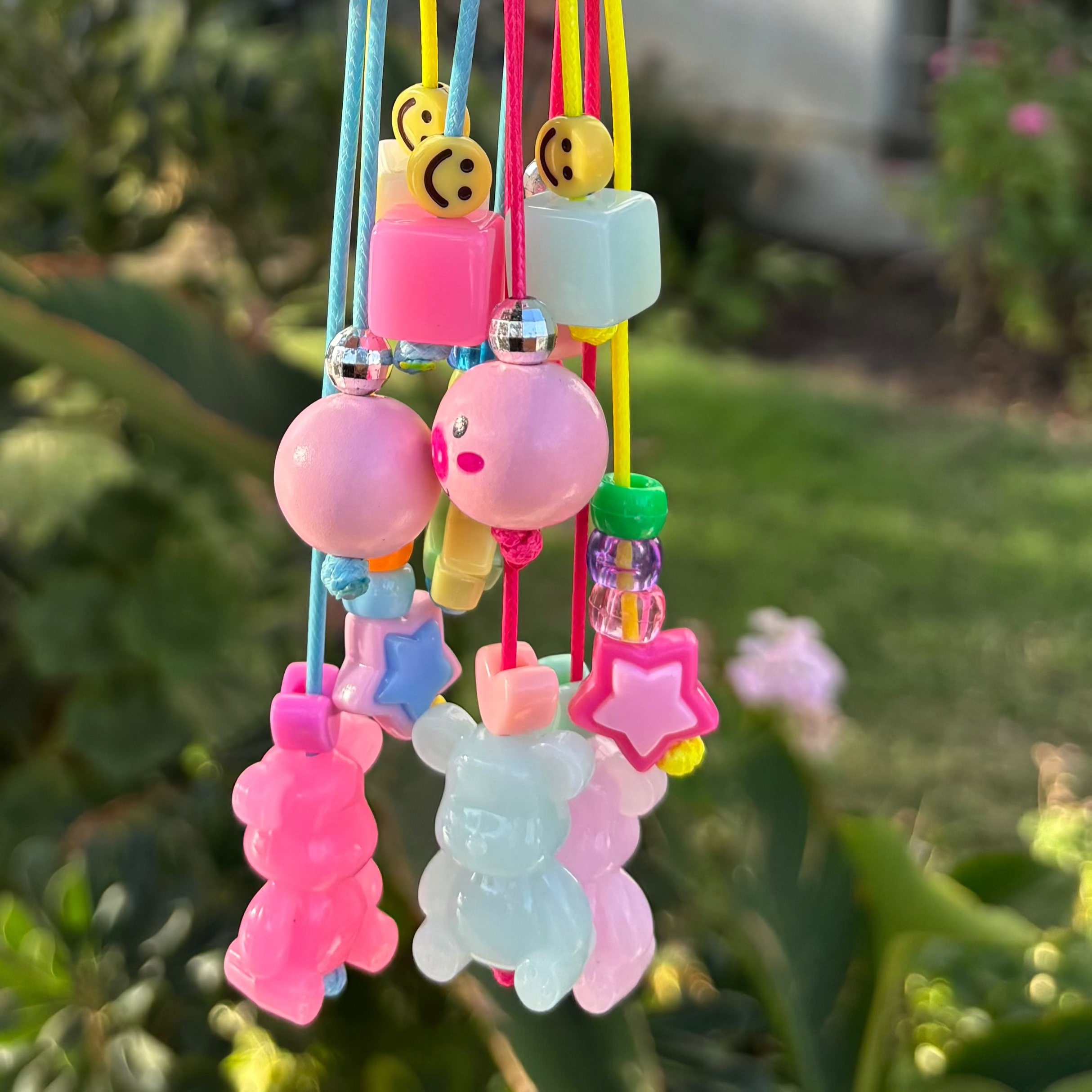 Bag charm oso celeste