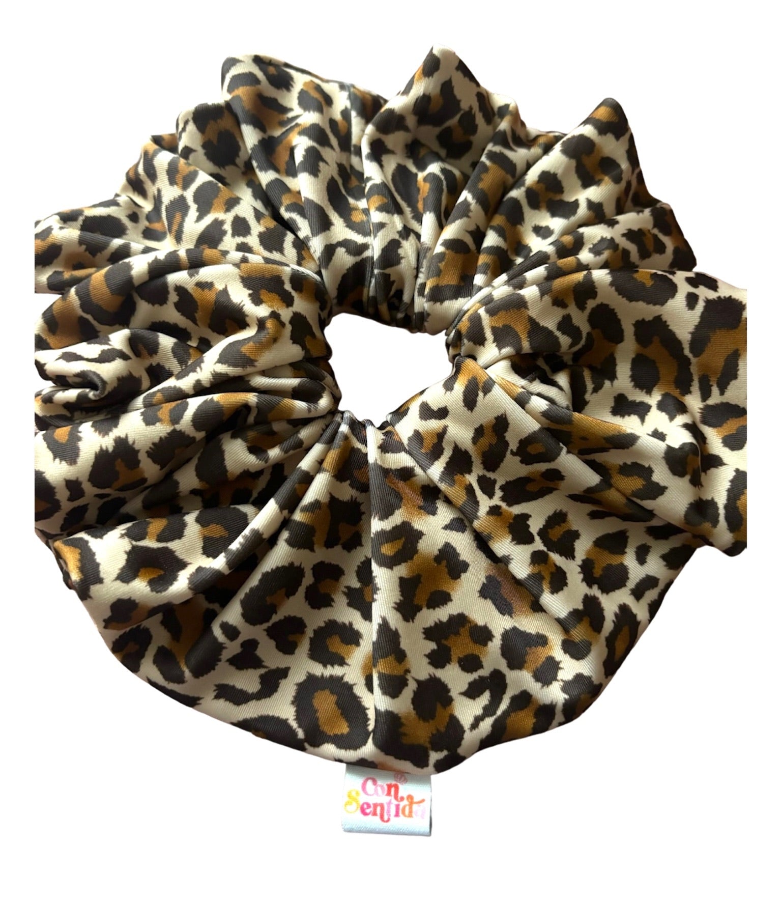 Maxi Colet beige leopardo café